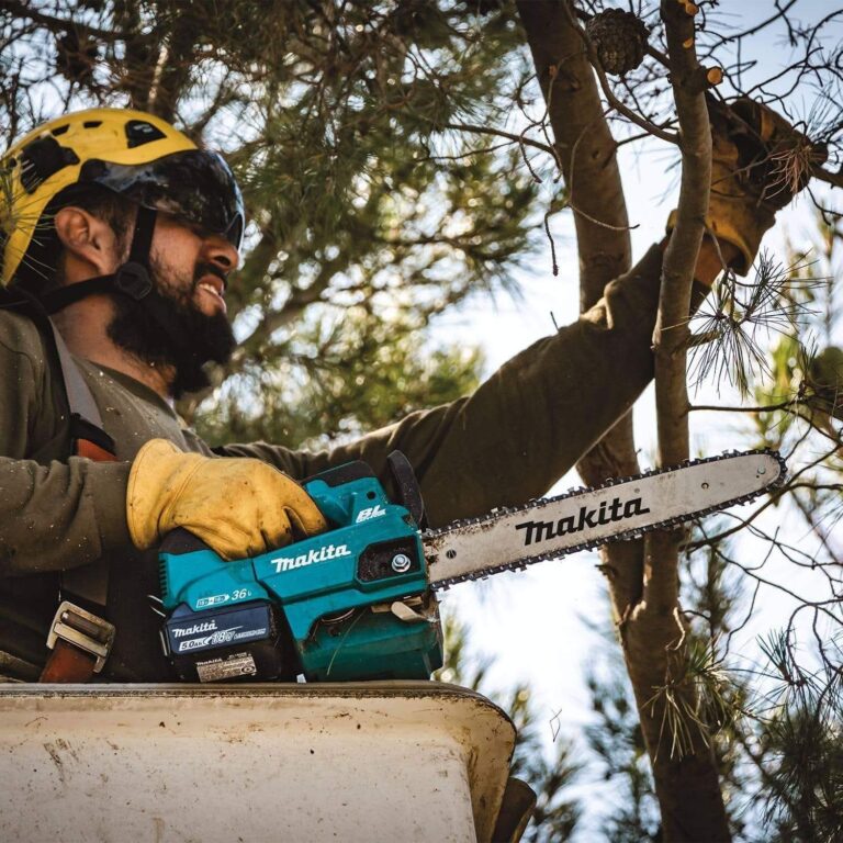 Makita XCU08PT 36V (18V X2) LXT Brushless 14″ Top Handle Chain Saw Kit (5.0Ah)