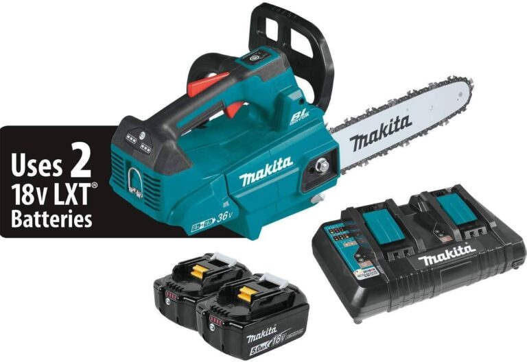 Makita XCU08PT 36V (18V X2) LXT Brushless 14″ Top Handle Chain Saw Kit (5.0Ah)