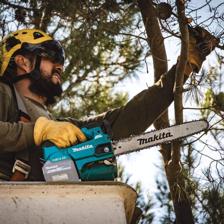 Makita XCU08Z 36V (18V X2) LXT Brushless 14″ Top Handle Chain Saw, Tool Only
