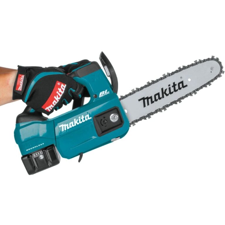 Makita XCU10SM1 18V LXT Lithium-Ion Brushless Cordless 12″ Top Handle Chain Saw Kit (4.0 Ah)