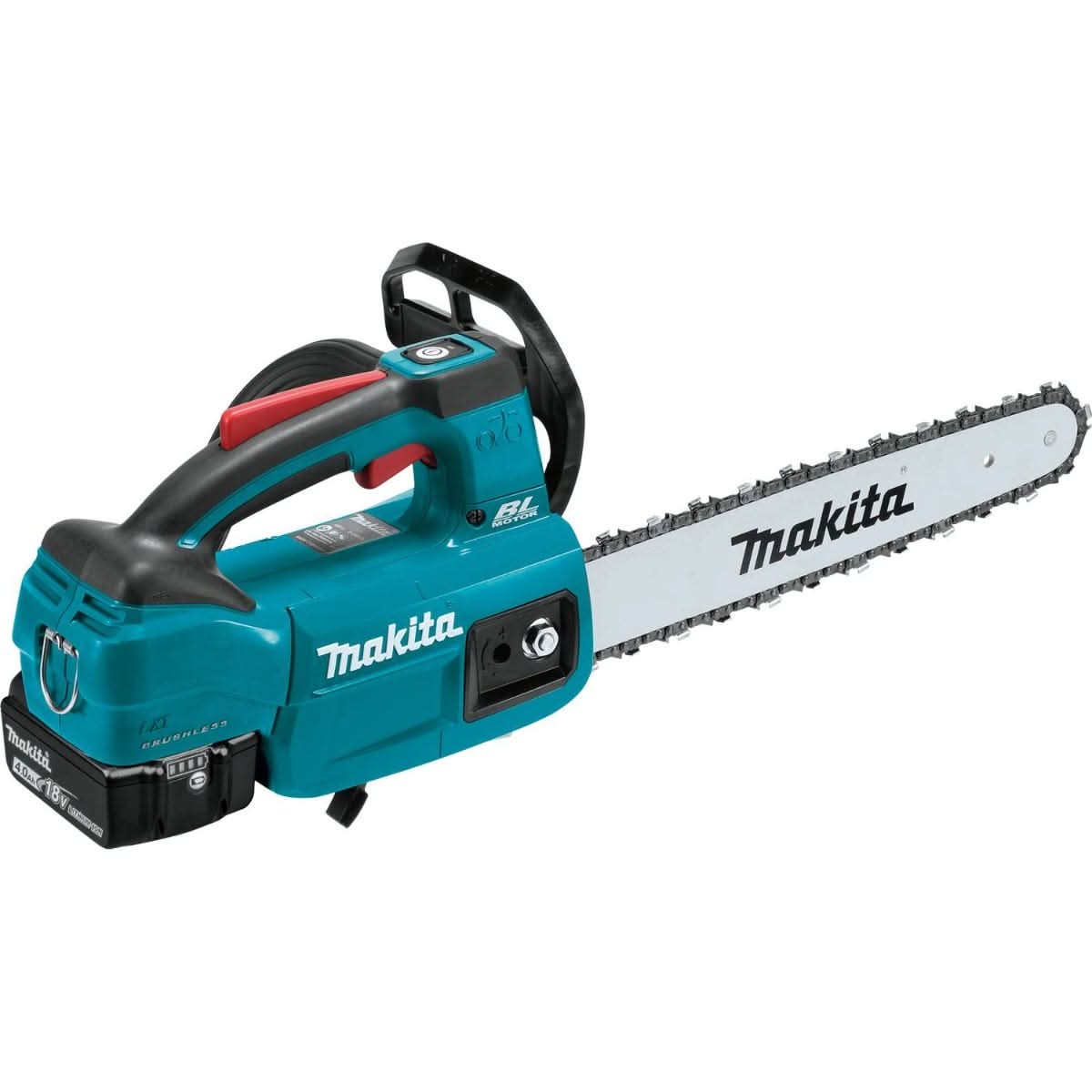 Makita XCU10SM1 18V LXT Lithium-Ion Brushless Cordless 12″ Top Handle Chain Saw Kit (4.0 Ah)