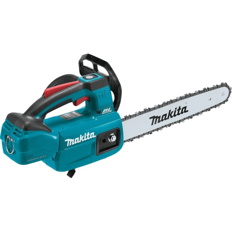 Makita XCU10Z 18V LXT Lithium-Ion Brushless Cordless 12″ Top Handle Chain Saw, Tool Only