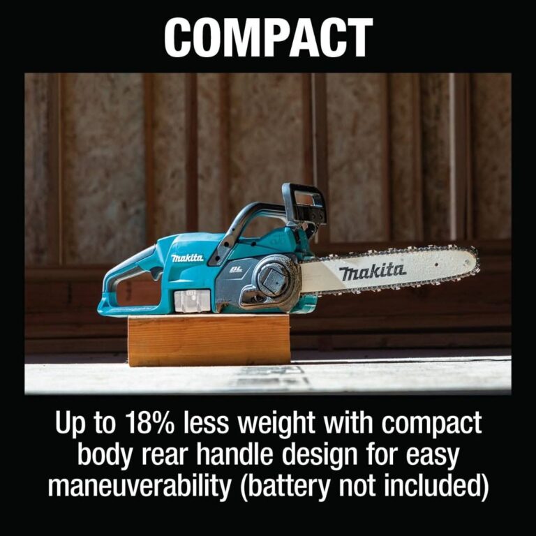 Makita XCU11Z 18V LXT Lithium-Ion Brushless Cordless 14″ Chain Saw, Tool Only