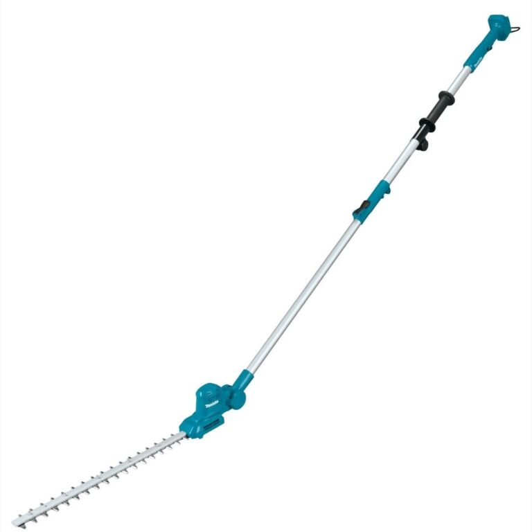 Makita XNU05Z 18V LXT Lithium-Ion Cordless 18″ Telescoping Articulating Pole Hedge Trimmer, Tool Only