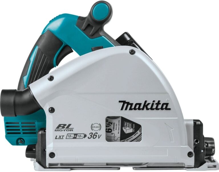 Makita XPS01PTJ Cordless Brushless 36V LXT 6-1/2-Inch Track Saw 5.0Ah Kit