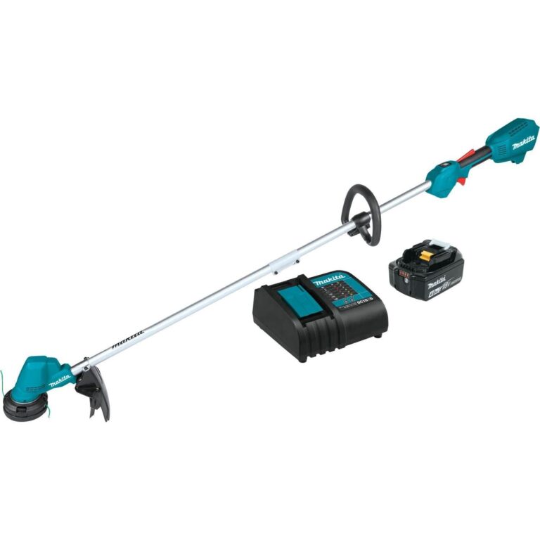 Makita XRU23SM1 18V LXT Lithium-Ion Brushless Cordless 13″ String Trimmer Kit (4.0Ah)