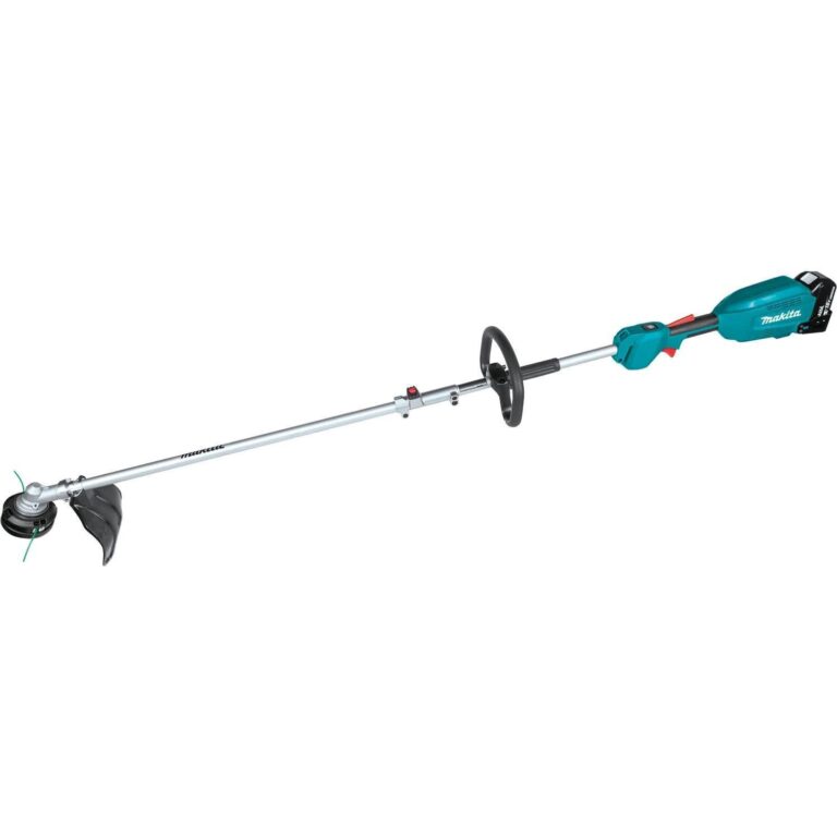 Makita XUX02SM1X1 18V LXT Brushless Couple Shaft Power Head 4.0Ah Kit with 13-Inch String Trimmer Attachment