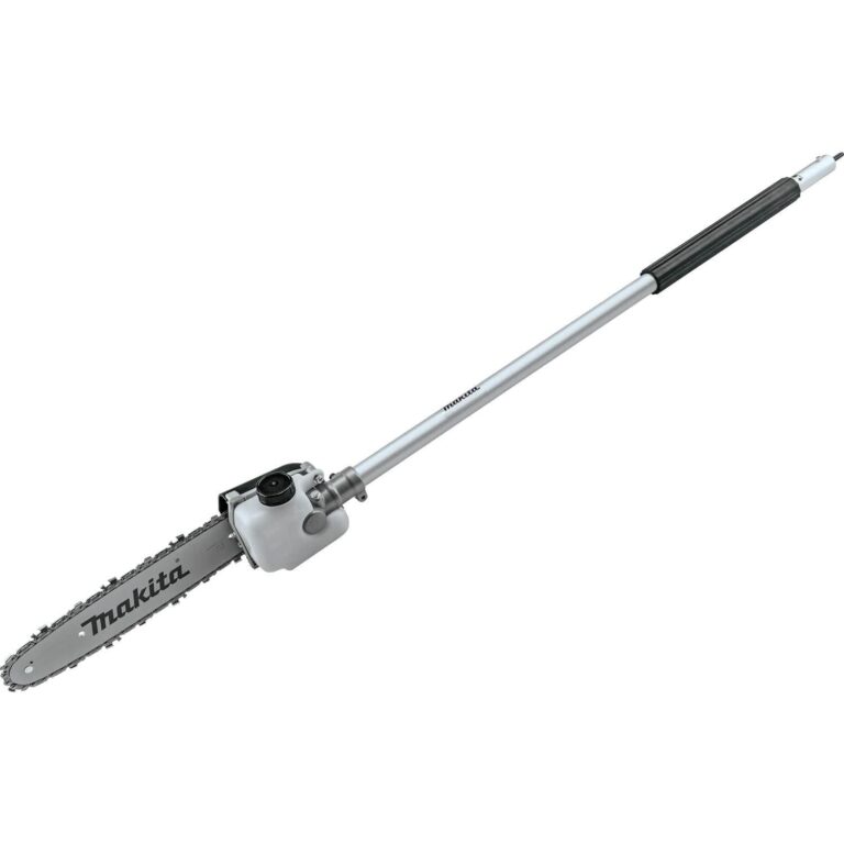 Makita XUX02SM1X4 18V LXT Brushless Couple Shaft Power Head 4.0Ah Kit With 13-Inch String Trimmer & 10-Inch Pole Saw Attachments