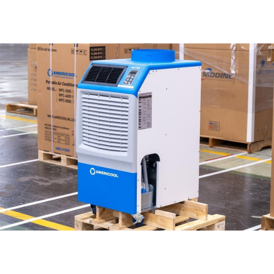 AmeriCool 13,200 BTU Portable Heat Pump Air Conditioner – 1 Ton | 115V – R410A