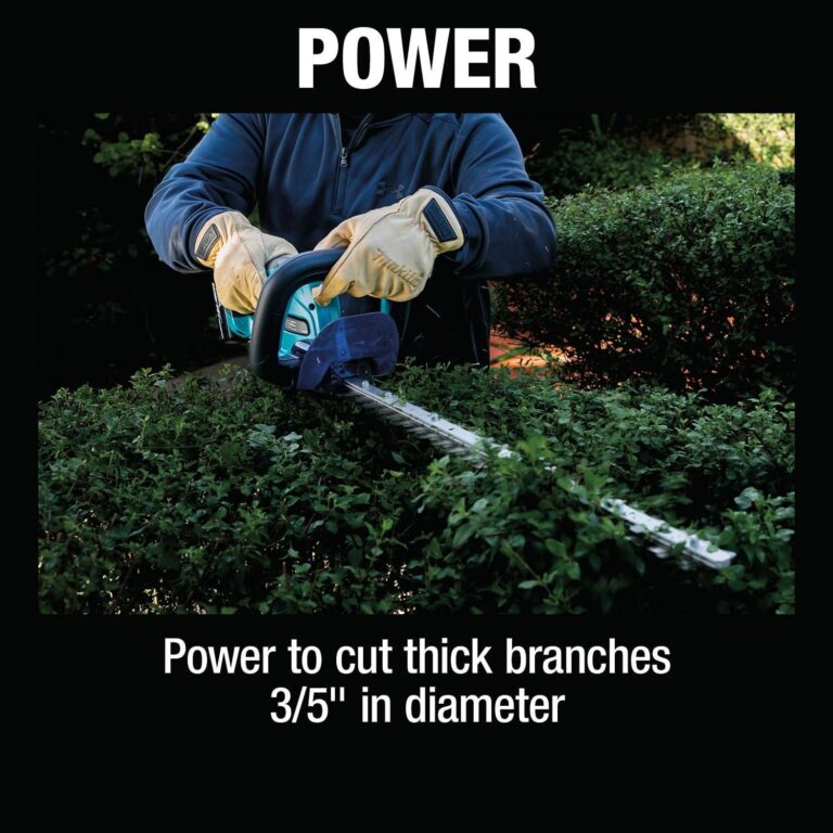Makita XHU10SM1 18V LXT Lithium-Ion Cordless 24″ Hedge Trimmer Kit (4.0Ah)