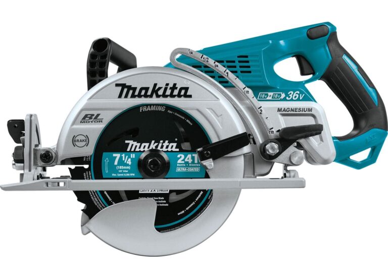 Makita XSR01PT 18V LXT X2 (36V) Brushless 7-1/4-Inch Rear Handle Circular Saw 5.0Ah Kit